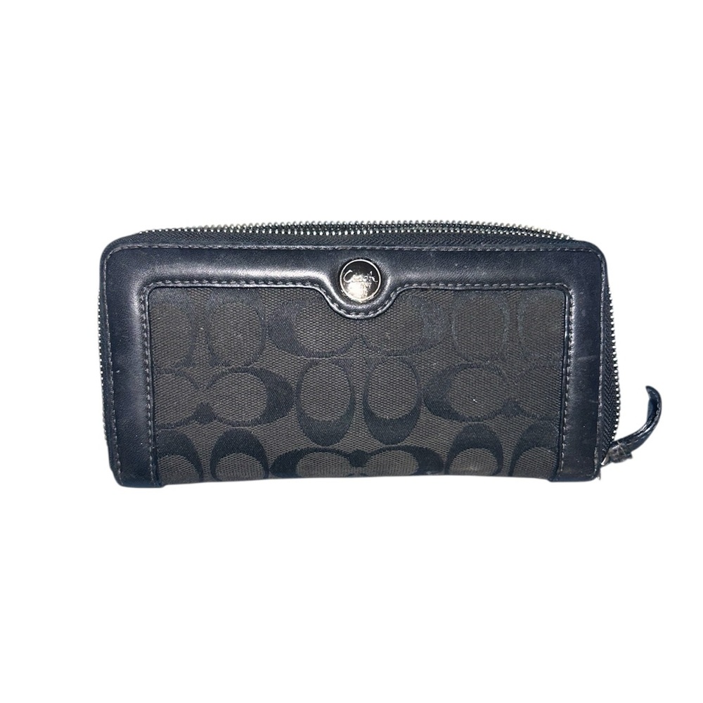 Coach Black and Gray Wallet